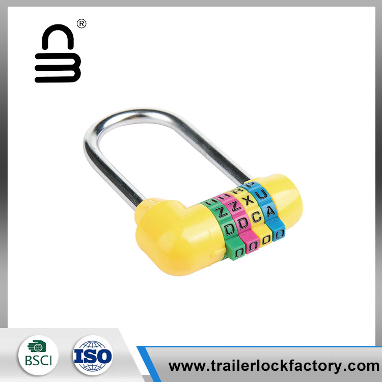 4 Letter Sandi Colorful Padlock