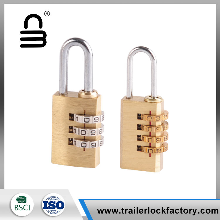 Tembaga Sandi Locker Padlock