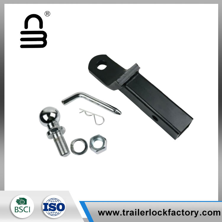 Gantungan Receiver Tow Bar Arm Rail Kanthi Kunci Towing Ball Hitch Aksesoris