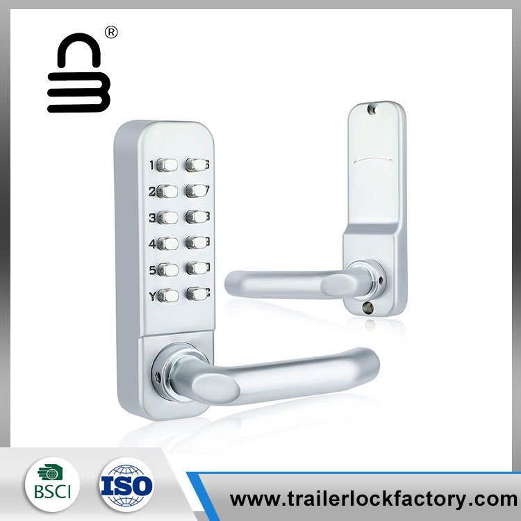 Mekanik Keyless Entry Door Lock karo Keypad Door Knob