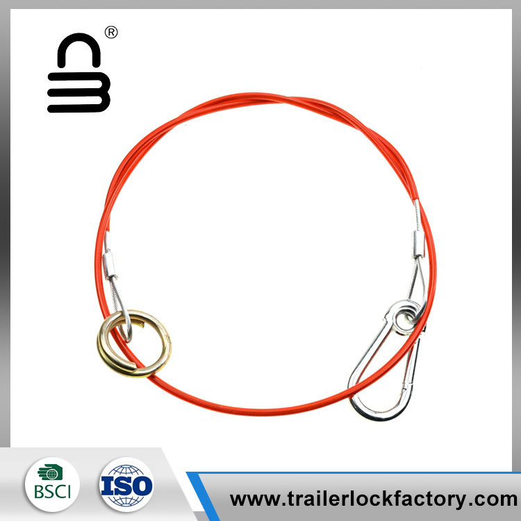 Kabel Steel karo Clevis lan Carabiner