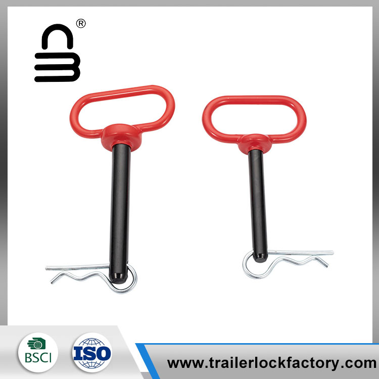 Traktor Red Handle Hitch Pin karo Grip Clip Pin